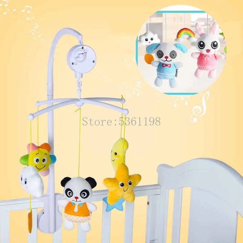 

Мобиль с мультяшными детскими погремушками для детской кроватки, карусель для детской кроватки, детские игрушки для младенцев 0-12 месяцев д...