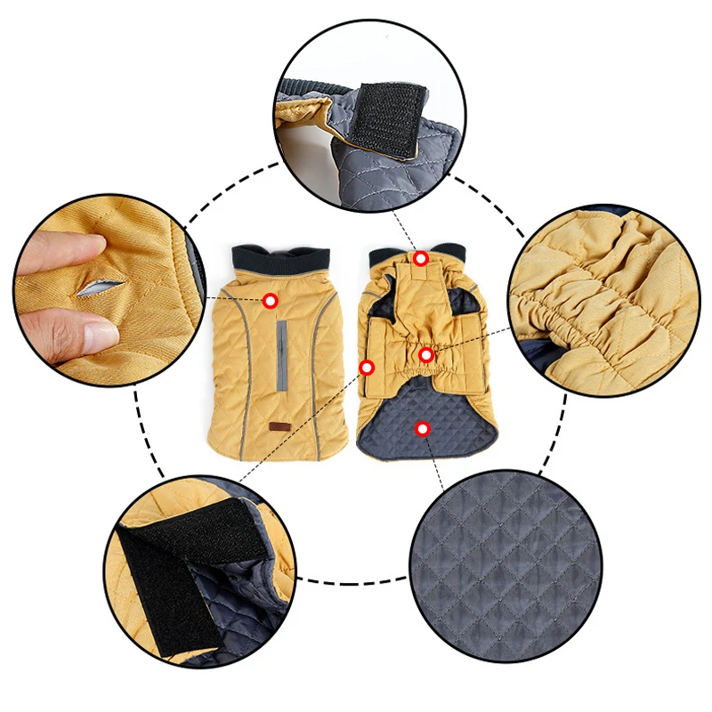 Одежда для собак Французский бульдог жилет куртка зимнее теплое пальто