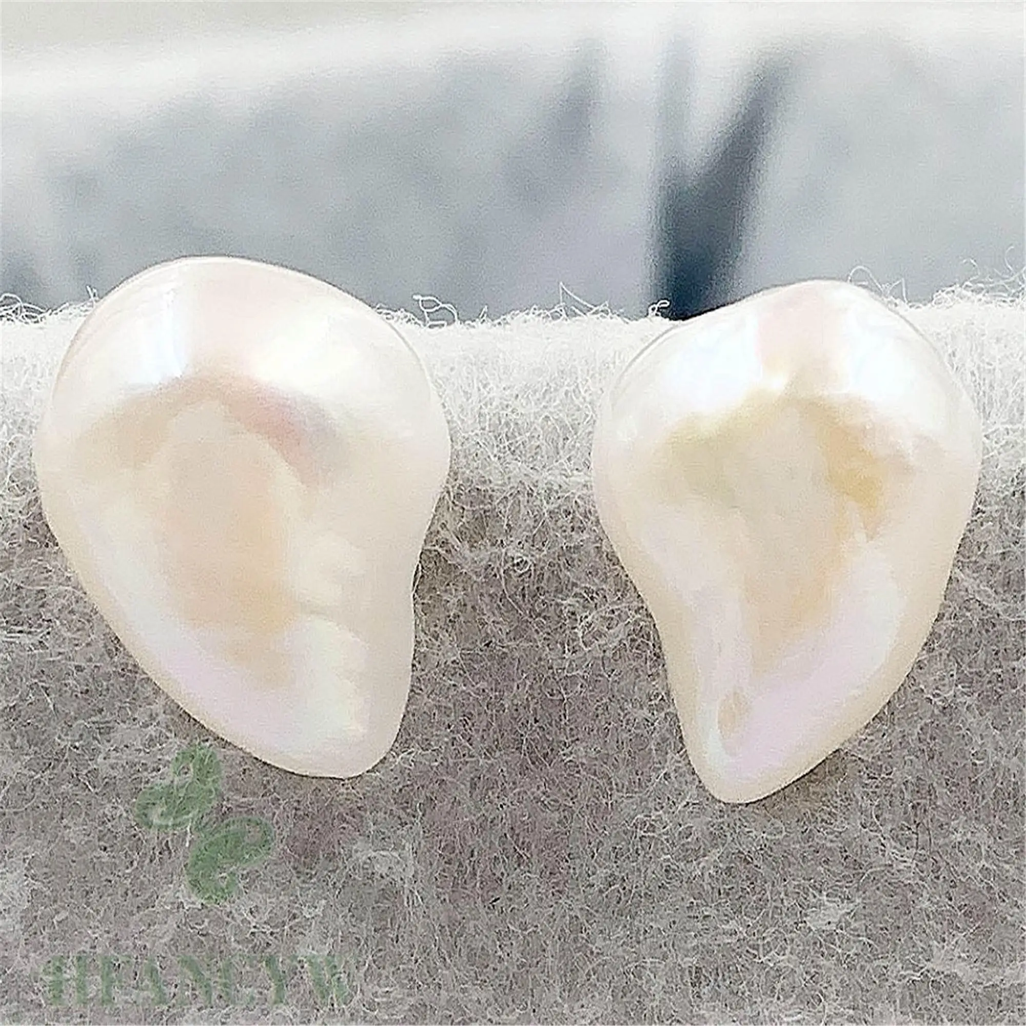 Белые жемчужные серьги в стиле барокко роскошные вечерние гвоздики подарок