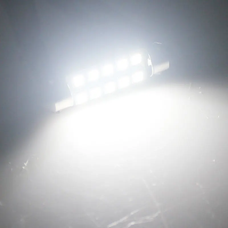 

10x Festoon C5W светодиодный C10W Canbus 31/36/39/41 мм Внутреннее освещение без ошибок 2835 SMD Светодиодные лампы для номерного знака Лампы для чтения Купольные лампы