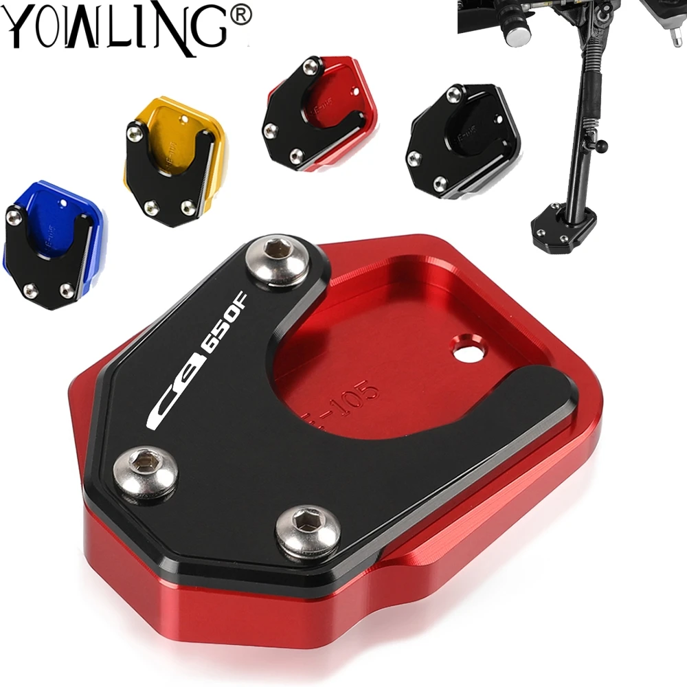 

Для HONDA CB650F CB 650F 2014 2015 2016 2017 2018 аксессуары для мотоциклов боковая подставка увеличивающая пластина подставка удлинитель защита