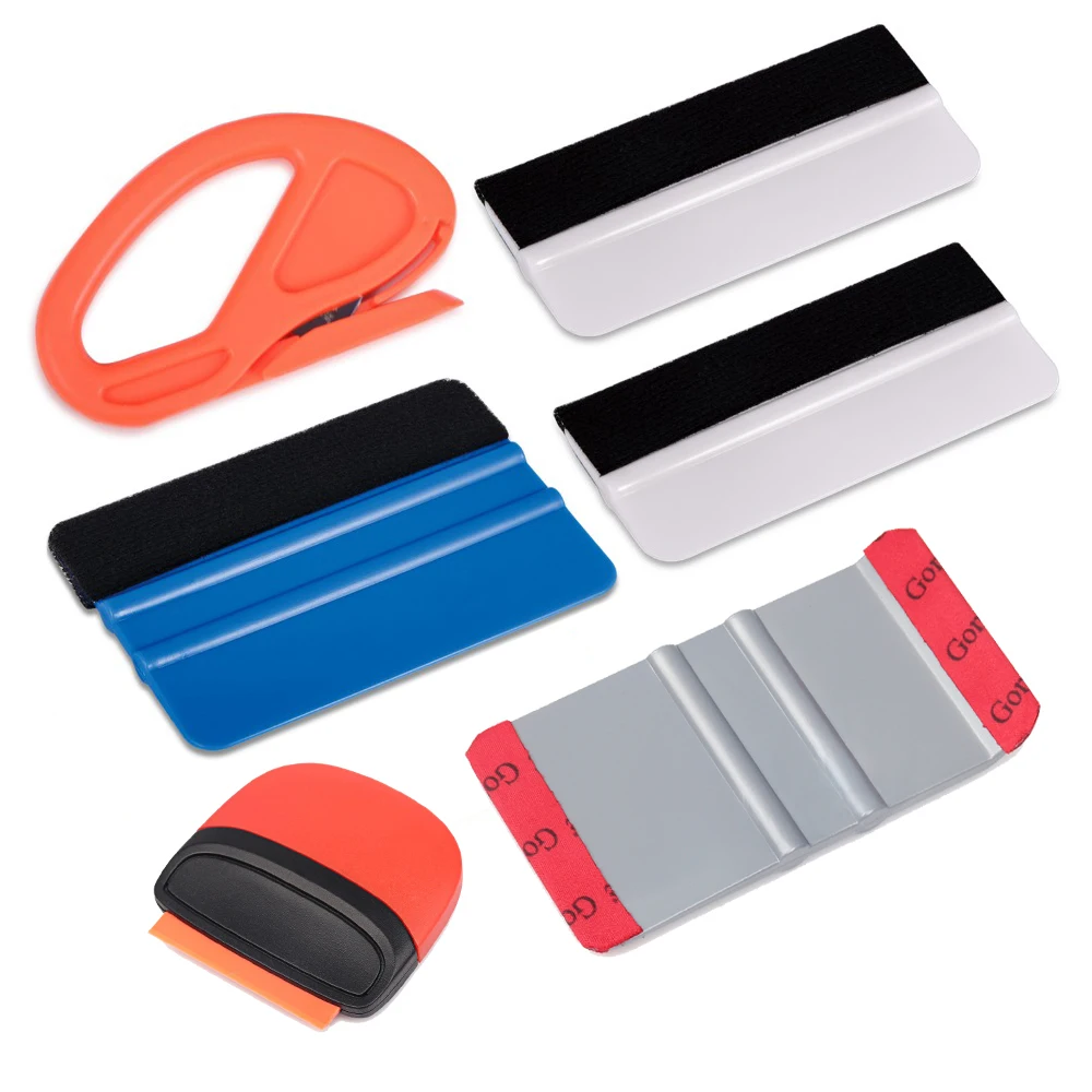 EHDIS Vinyl Car Wrap Sticker Cutting Tools Kit Carbon Fiber Film Squeegee Scraper Cutter Knife Window Tint Tool Auto Accessories |