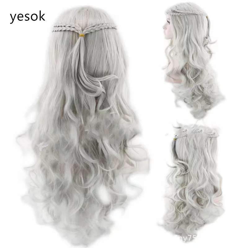 Синтетический парик с длинными вьющимися волосами из песни Ледяной и огненной