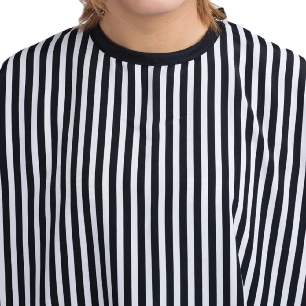 Модная полосатая салонная ткань для стрижки волос Парикмахерская накидка