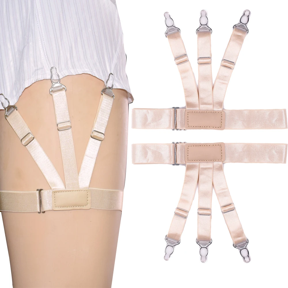 Для женщин и мужчин s Рубашка Остается подвязки ремни для эластичный