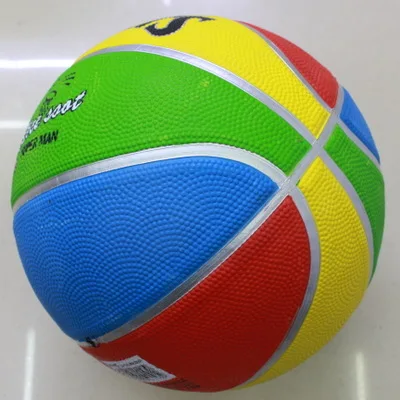 

No. 5 basketball deep ditch 4-color kindergarten basketball No. 5 red, yellow, blue and green basketball / photographable kinder