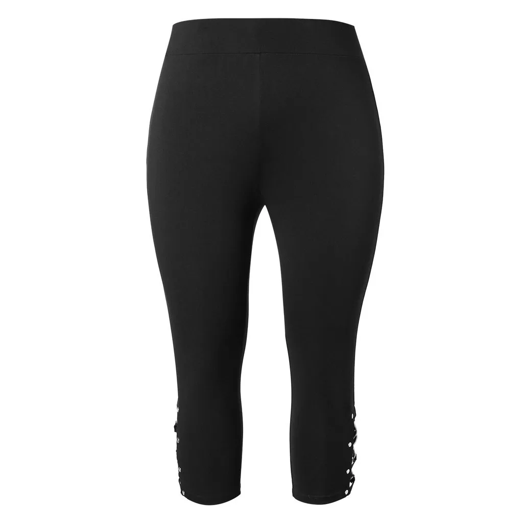 

High Waist Pants Yo-ga Pants Leggings Women Elastic Tight Fitting Plus Size Sports Cross Ladies Fitness