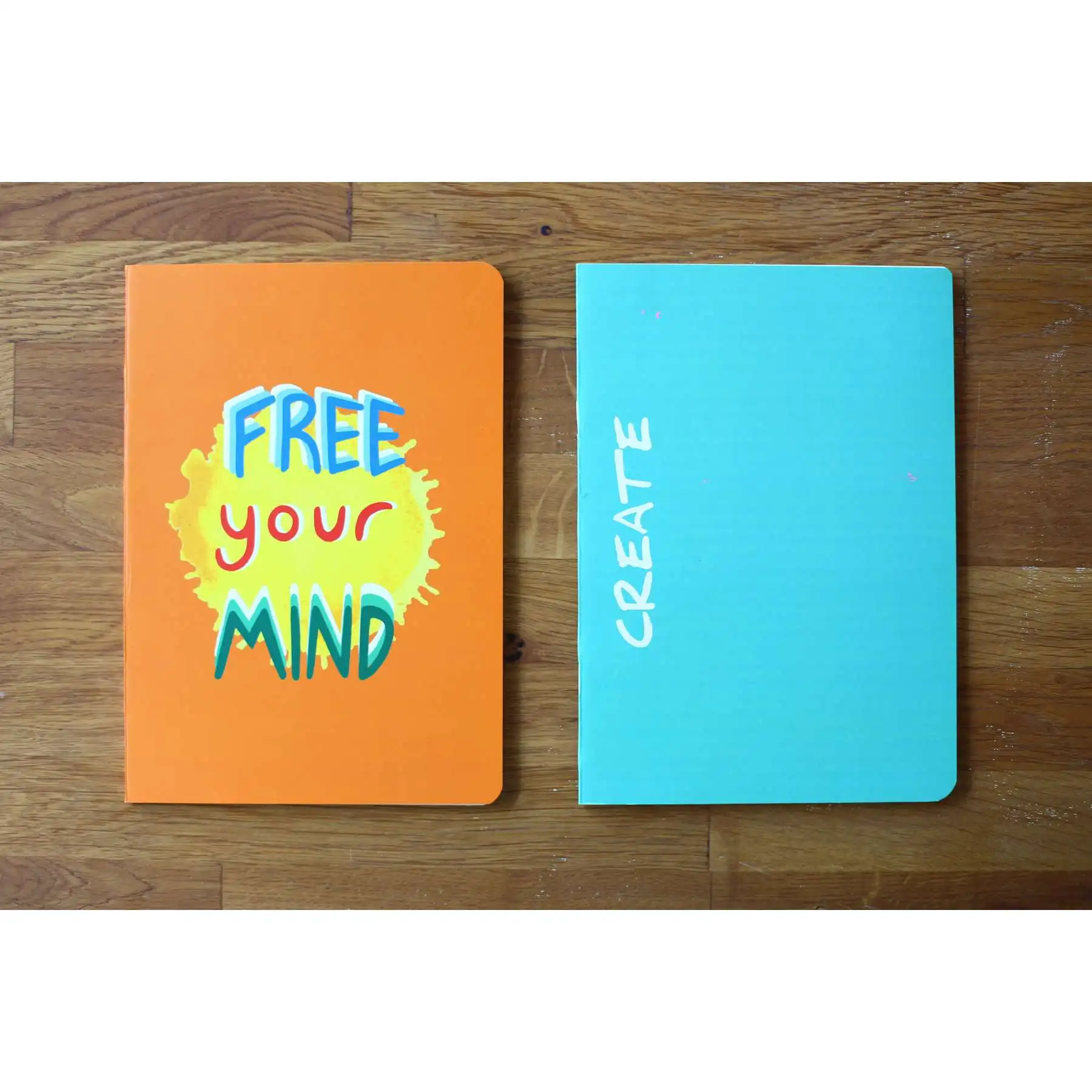 Набор из 2 блокнотов с пустыми страницами Освободите свой ум создайте n Destroy