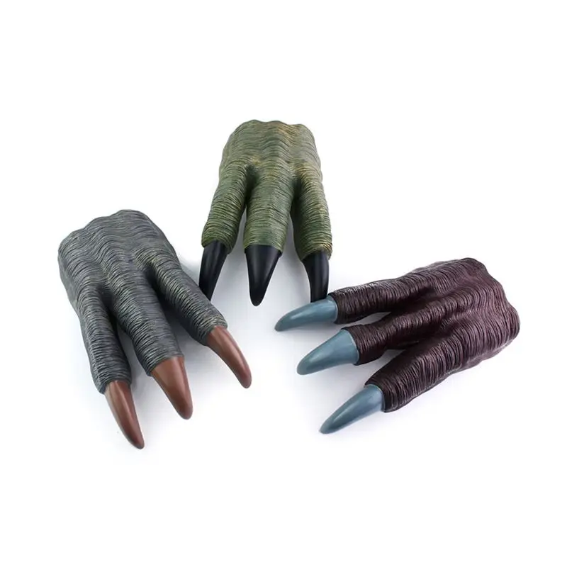 

Dinosaur Claw Hands Gloves For Kids Cosplay Christmas Halloween Party Prop Supplies Trick Toy