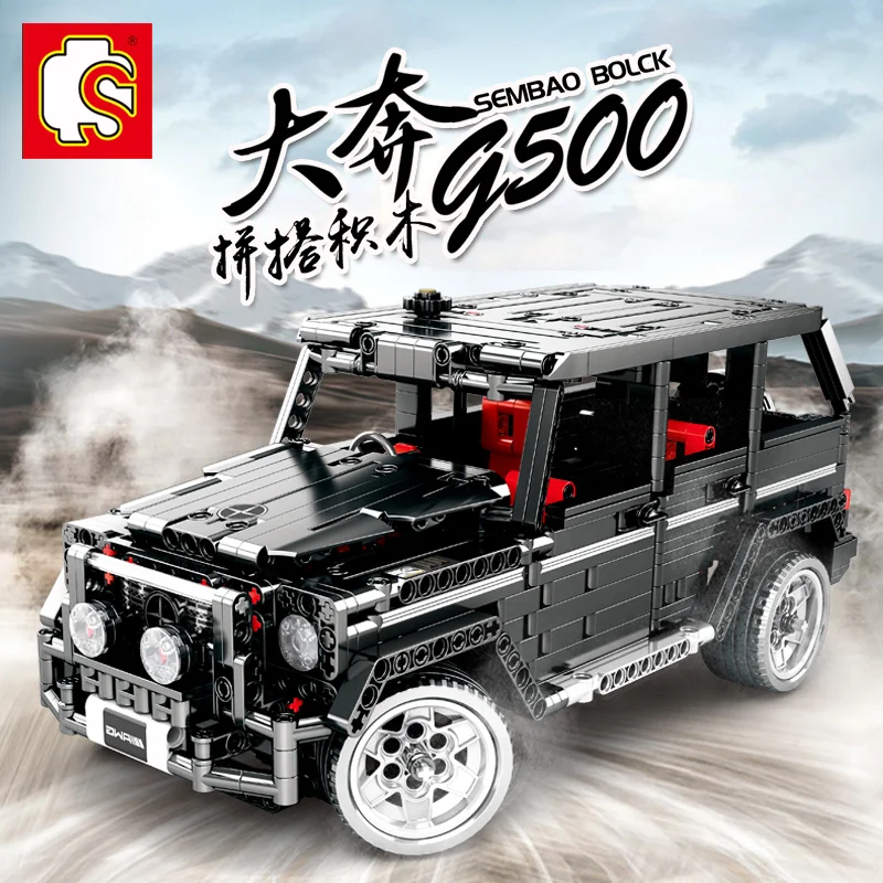 Sembo внедорожный внедорожник автомобильный совместимый Merceding Benz G500 строительные