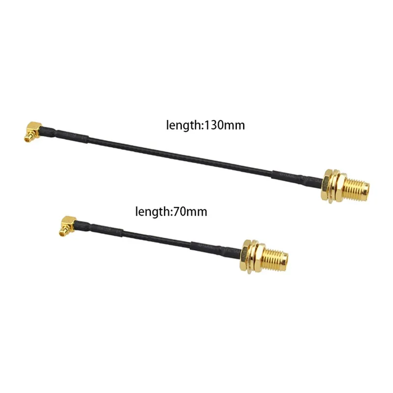 2PCS RJX MMCX Male to RP-SMA Female 70mm/130mm FPV Antenna Adapter Cable Wire for PandaRC VT5804/VT5804PRO/VT5804V2 Model | Игрушки и