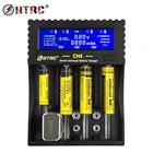 Зарядное устройство HTRC с 4 слотами для литий-ионных, Li-fe, Ni-MH, Ni-CD аккумуляторов 26650, 6F22, 9 В, AA, AAA, 16340, 14500, 18650