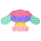 Большая игрушка-фиджет Pop It, радужная шахматная доска, сенсорная игрушка для детей и родителей, интерактивная игра