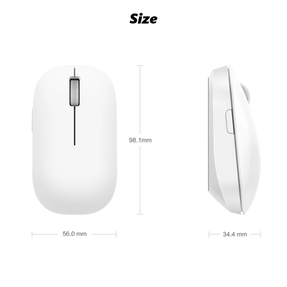 Оригинальная беспроводная мышь Xiaomi USB 2 4 ГГц 1200 точек/дюйм портативная клавиатура