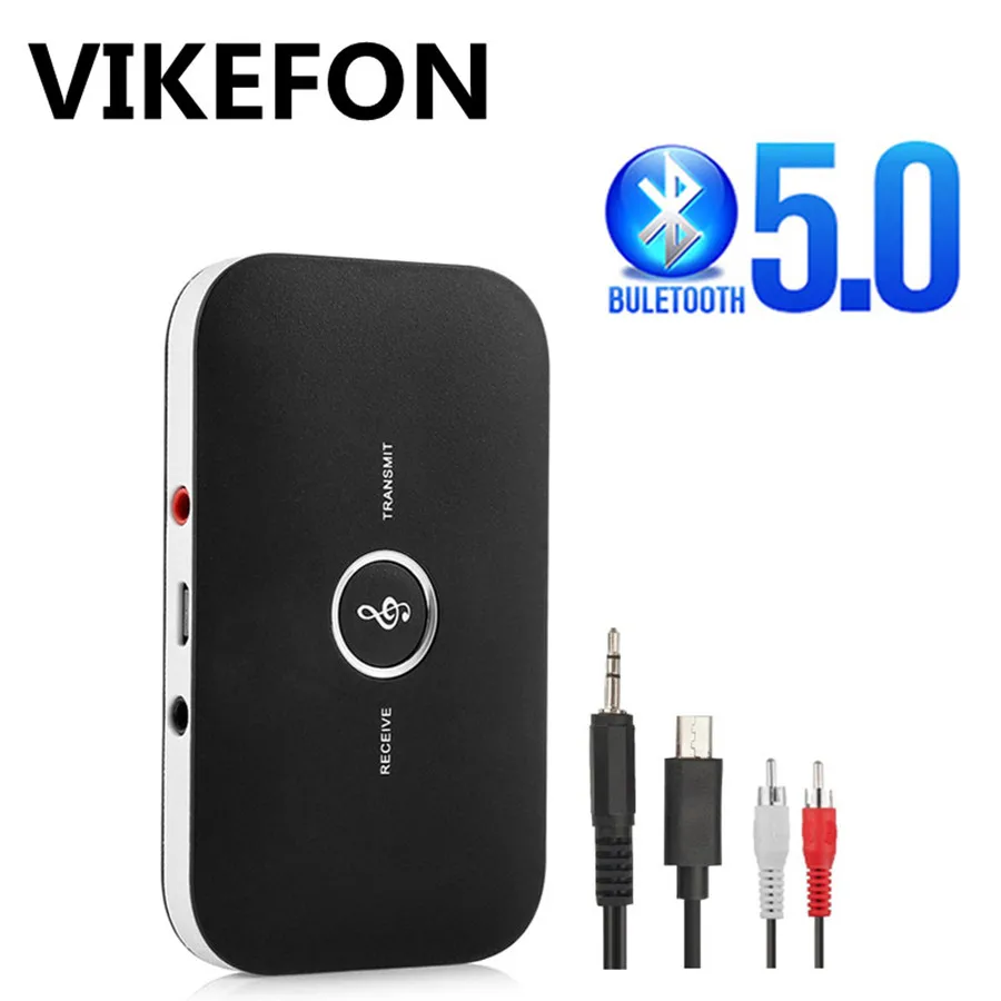 Bluetooth 5 0 передатчик и приемник 2 в 1 RCA 3 мм Aux разъем стерео музыка аудио