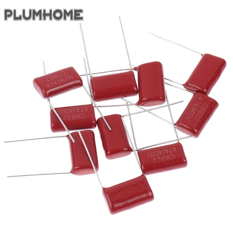 

10PCS 400V474J 0.47UF Pitch 15mm 470NF 400V CBB22 Polypropylene Film Capacitor Metallized Polypropylene Film Capacitors