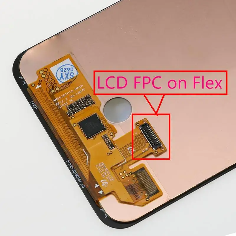 10 шт. для Samsung A10S A107 A20S A207 A30S A307 A307F A40S A407 A407F A50S A507 A507F ЖК-дисплей FPC разъем на