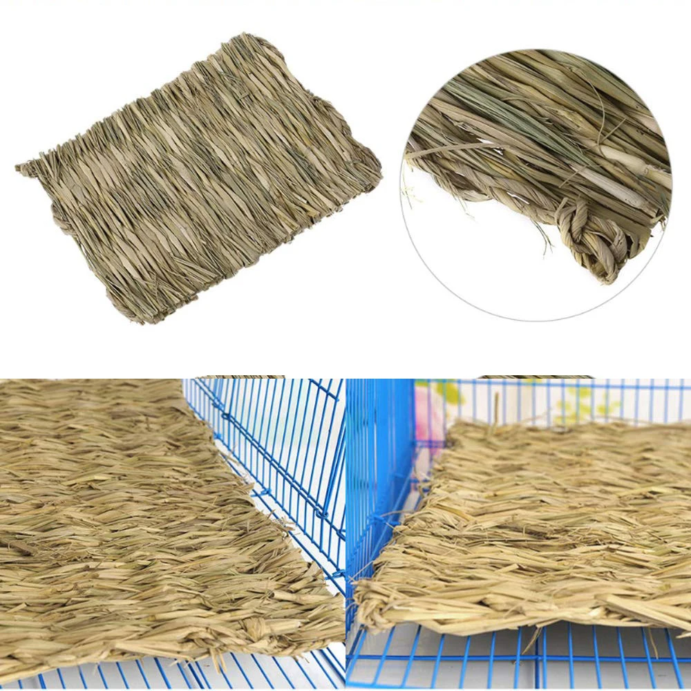 2020 домашних животных жевать игрушка кровать натурального из тканой травы