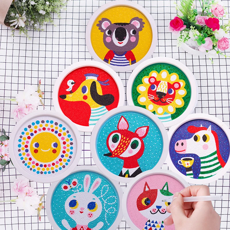 

Новые Мультяшные персонажи, картина ручной работы «сделай сам», алмазные блестящие наклейки ручной работы, ремесла, домашнее украшение для ...