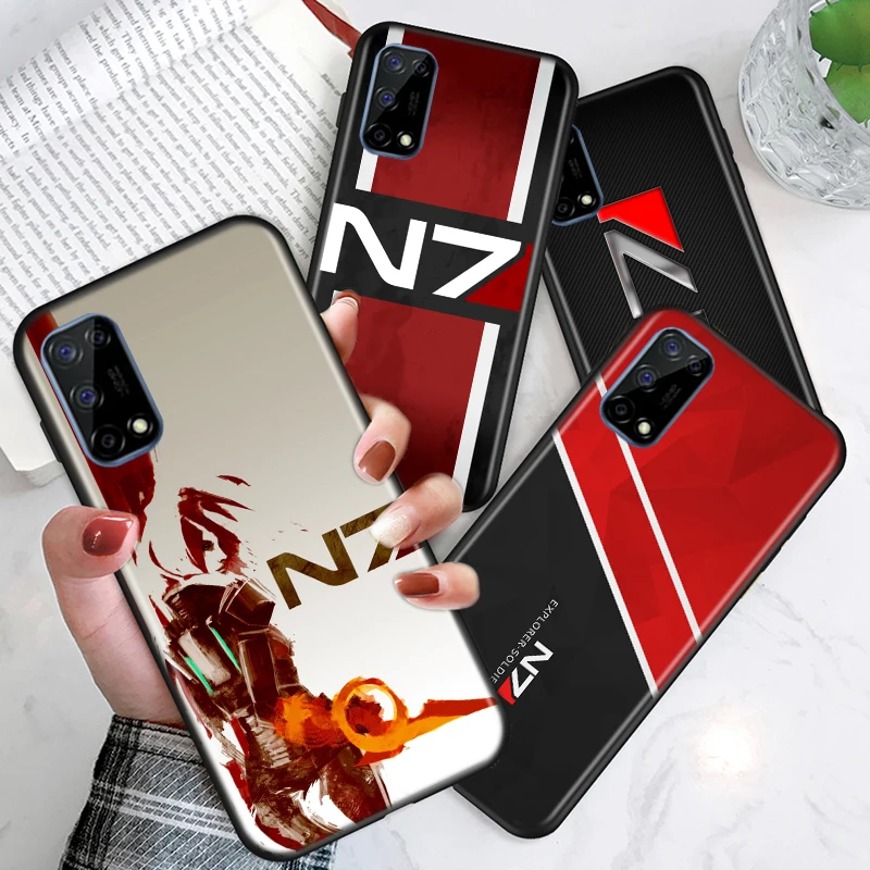 N7 Mass Effect для OPPO Realme C17 C12 7i 8i Q3 8 C15 Narzo 20 30 A 7 6 5 2 C11 C3 Pro Funda Capa Black чехол телефона |