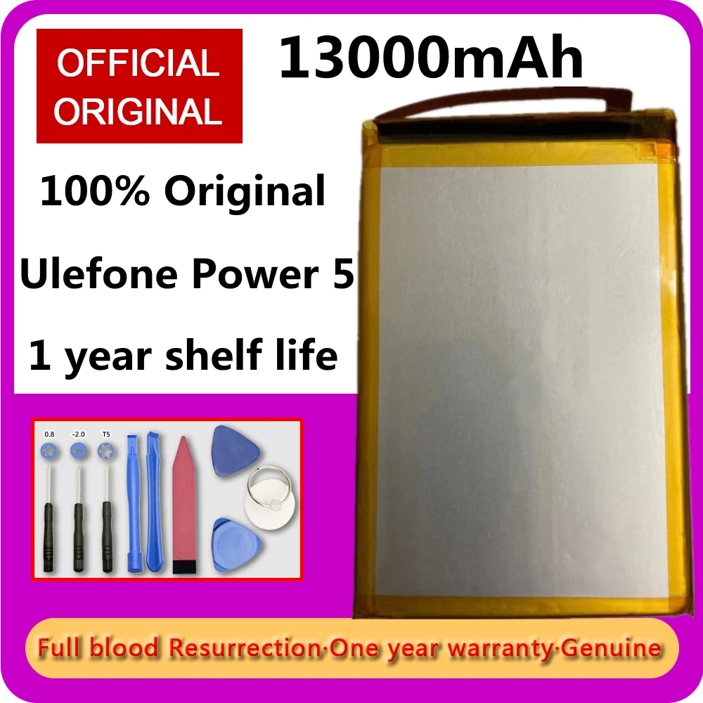 

100% Original Battery Ulefone Power 5 (3062) 13000mAh 6.0inch MTK6763 6+64G Ulefone Power5 Mobile Phone + Tracking + Tools