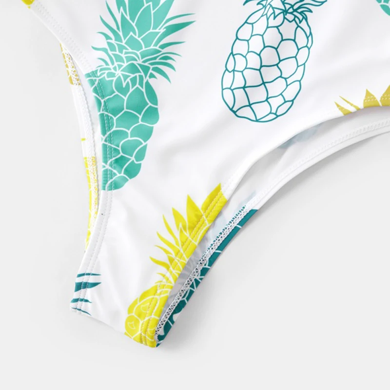 Одежда для родителей и детей семьи Цельный купальник женщин девочек мальчиков