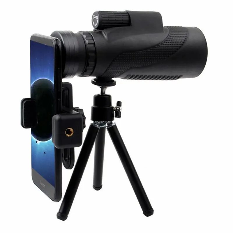 

12x50 40x60 Telescope Night Vision Monocular Zoom Powerful Binoculars Outdoor Military Professional Hunting Telescope