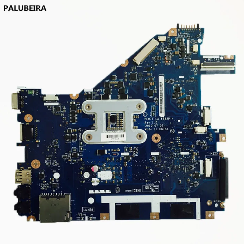 PALUBEIRA для ACER 5733 5733Z Материнская плата ноутбука PEW71 LA 6582P отлично работает HM55 с чипом