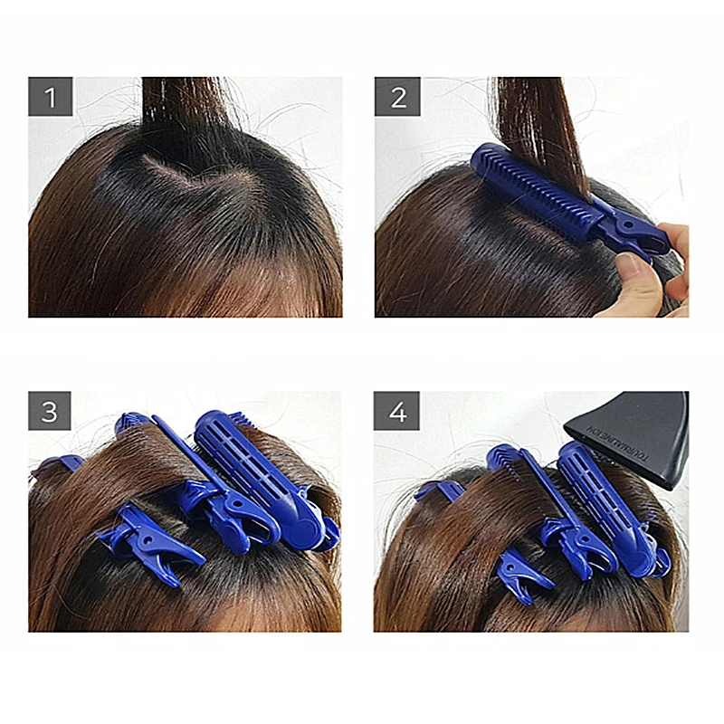 Korean Hair Root Fluffy Clip Artifact Bangs Fixed Cushion Natural Curl Shaped Hairpin |