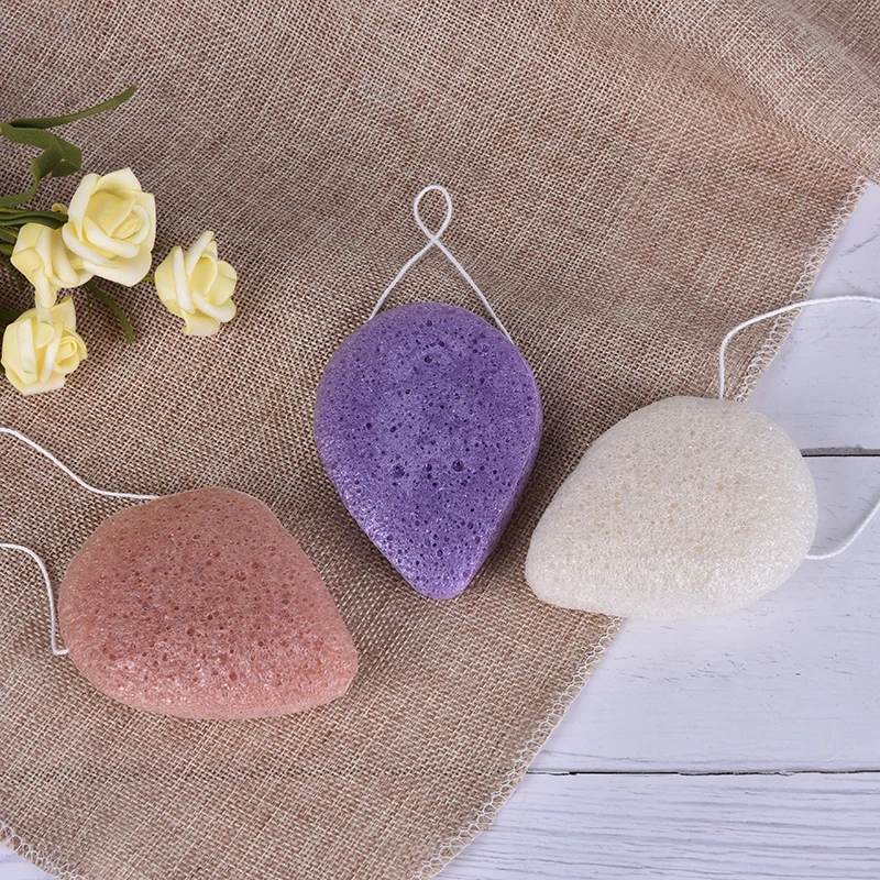 

Natural Konjac Face Cleanse Washing Sponge Facial Puff Exfoliator Cleansing Sponge Puff Facial Cleanser Tool