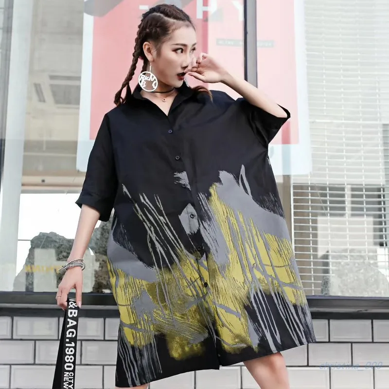 Тайланд tide фирменный галстук-рубашка женская большого размера Ретро стиль с