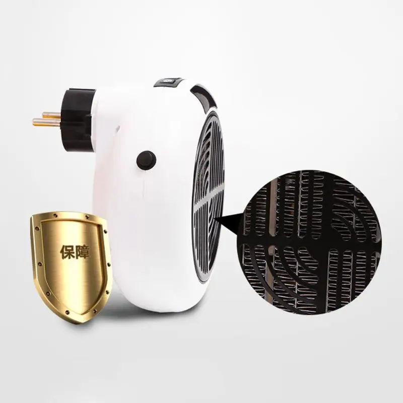 

American specifications, instant plug-in space heater, adjustable thermostat. K1AD