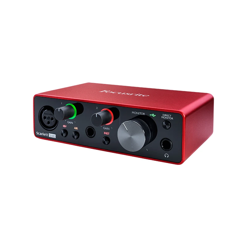 Focusrite Scarlett Solo Studio 3 го поколения USB звуковая карта набор гарнитуры звуковой
