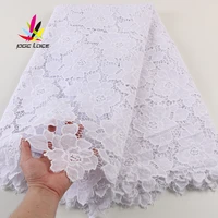 chiffon embroidery lace fabric white soft flower elegant french african nigerian design 2022 latest designs high end