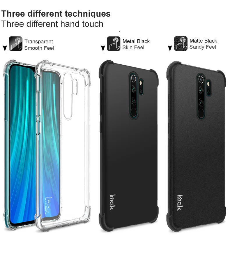 Для Xiaomi Redmi Note 7 Чехол Redmi Note 7 8 Pro 7S чехол силиконовый IMAK Ударопрочный Мягкий ТПУ задняя крышка чехол для телефона s