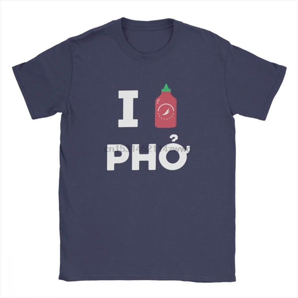 Tyburn мужские футболки I Love Sriracha Phone 100% хлопковые с коротким рукавом суп лапша еда