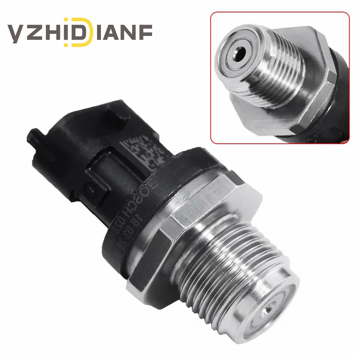 1x 1800Bar Fuel Rail Pressure Sensor 0281002903 0281002425 0281006425 55207677 3974092 0281002937 0281002706 504247741 For-VOLVO