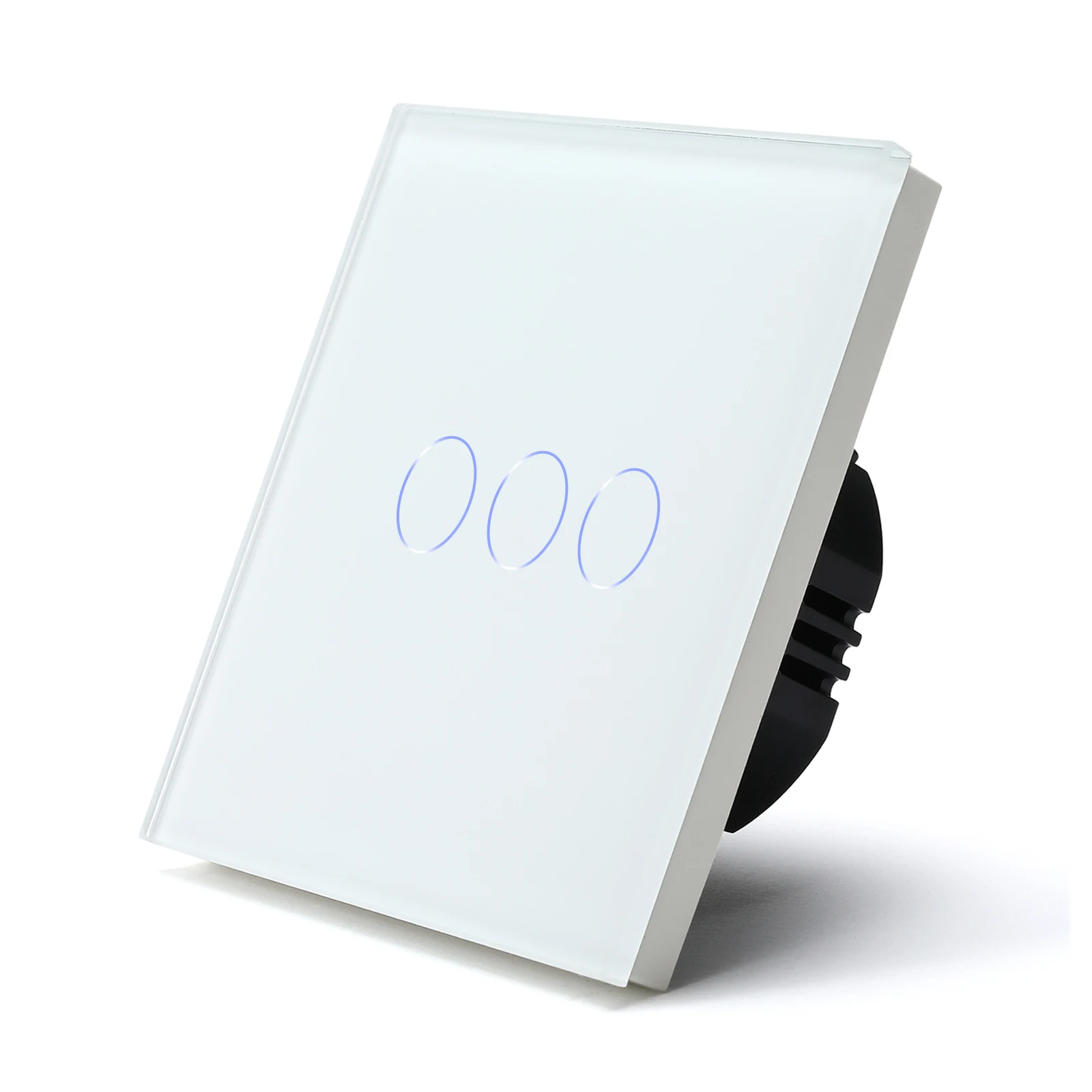 

MVAVA Bseed EU UK Standard Touch Switch 2 Way 3 Gang Light Touch Switch On Off Cross Switch Pass Through Control