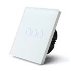 Сенсорный переключатель MVAVA Bseed, стандарт ЕС, Великобритании, сенсорный переключатель на 3 кнопки, включениевыключение перекрестный переключатель, Проходное управление