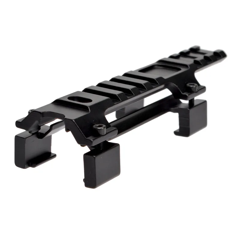 Черный алюминиевый сплав G3 MP5 длинная тактическая планка Вивера для страйкбола