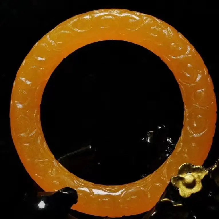 Новый натуральный нефритовый браслет класса А из нефрита с высоким ледяным