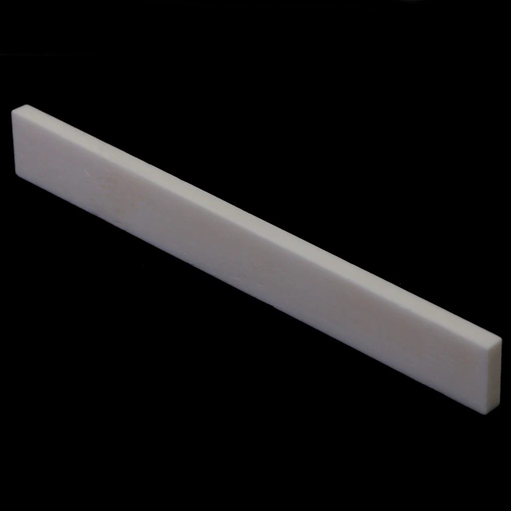 6 шт. 80 мм цвета слоновой кости крупного рогатого скота гитарное седло Uncut