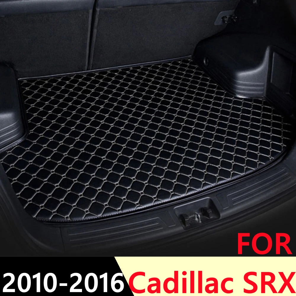 

SJ Custom Waterproof Car Trunk Mat AUTO Tail Boot Tray Liner Cargo Carpet Pad Protector Fit For Cadillac SRX 2010 2011 2012-2016