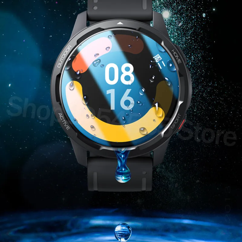 3D защитная пленка из мягкого стекловолокна для XiaoMi Watch S1 Active на весь экран Mi Protector -