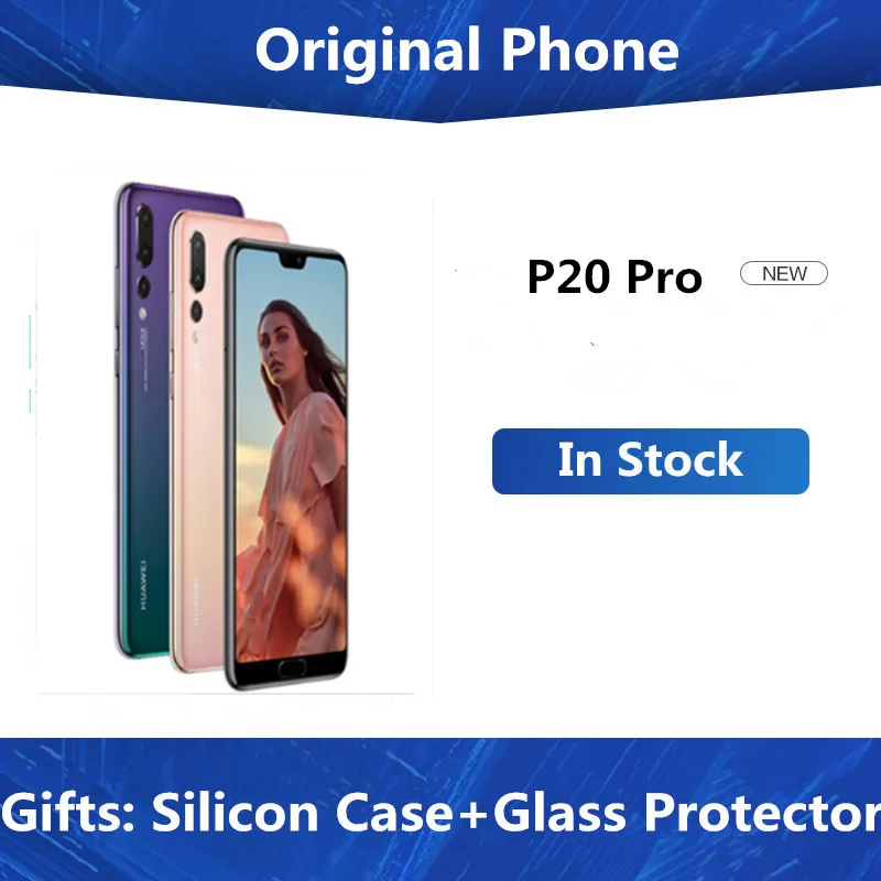 HuaWei P20 Pro смартфон с 5 99 дюймовым дисплеем процессором Kirin 970 Android 8 1 ОЗУ 6 ГБ ПЗУ 2440 МП