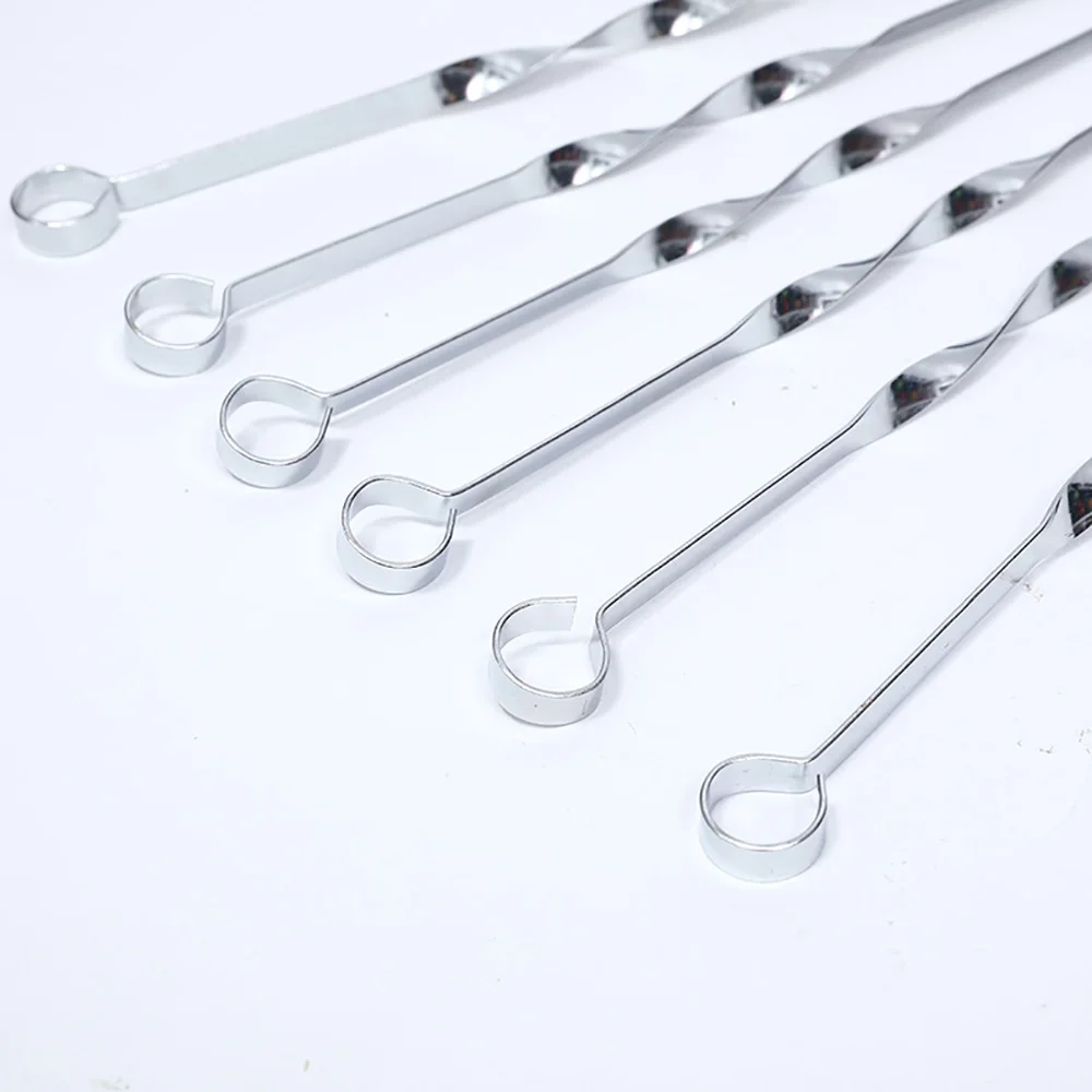 Нержавеющая сталь барбекю шампуры для мяса палочки длинные шеф-повара гриль