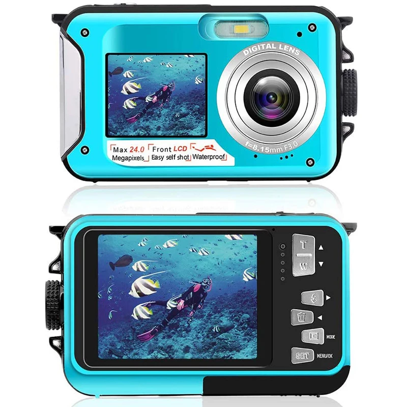 Продажа Экшн-камера Ultra 1080PHD 60fps 24MP Водонепроницаемая камера Противоударная подводная камера 2,7 дюймовая записывающая камера S Спортивная камера