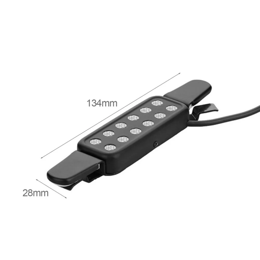 sound pickup 12 loch clip auf mikrofon draht verstärker lautsprecher für akustische elektrische gitarre wandler für guitarra player fre