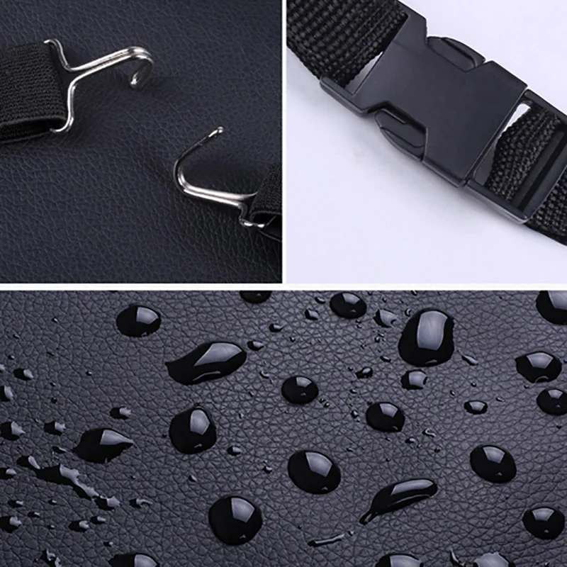 Автомобильный органайзер из искусственной кожи сумка для хранения на заднее