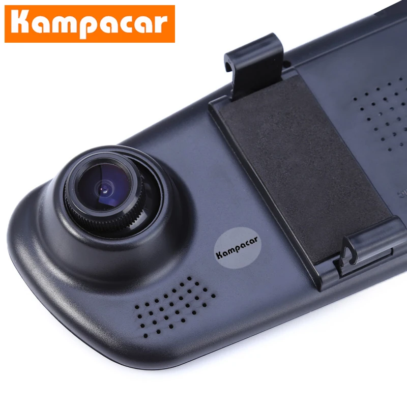 Kampacar 4,3 дюймов зеркало заднего вида автомобильный видеорегистратор с камерой заднего вида видео рекордер авто регистратор для автомобилей двойной видеорегистратор два видеорегистратора